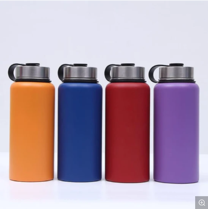 Double wall stainless steel vacuum flask