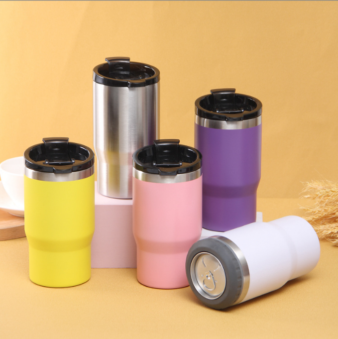 Double Wall Stainless Steel Can Cooler