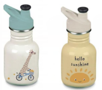 kids single wall stainless steel water bottle