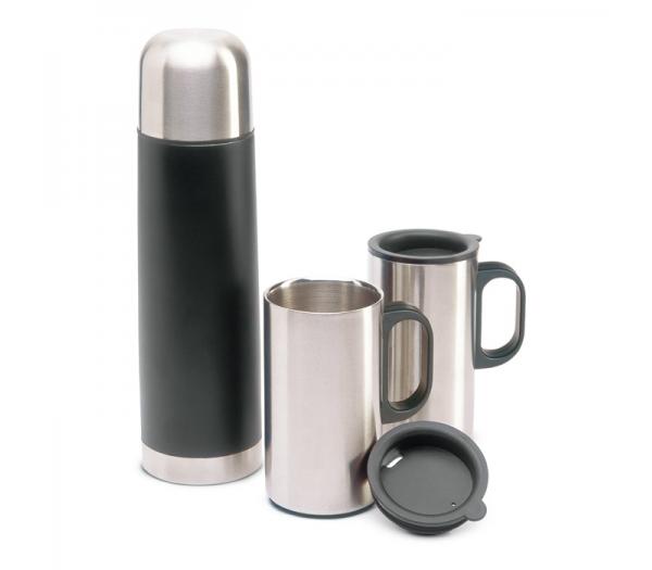 stainless steel vacuum flask gift set