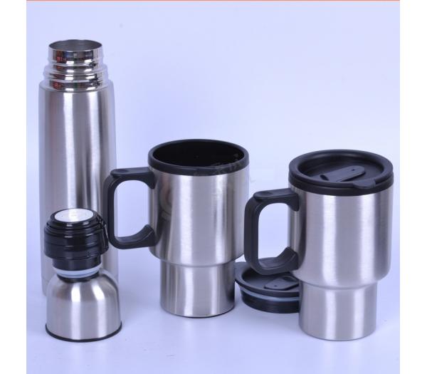 stainless steel vacuum flask gift set