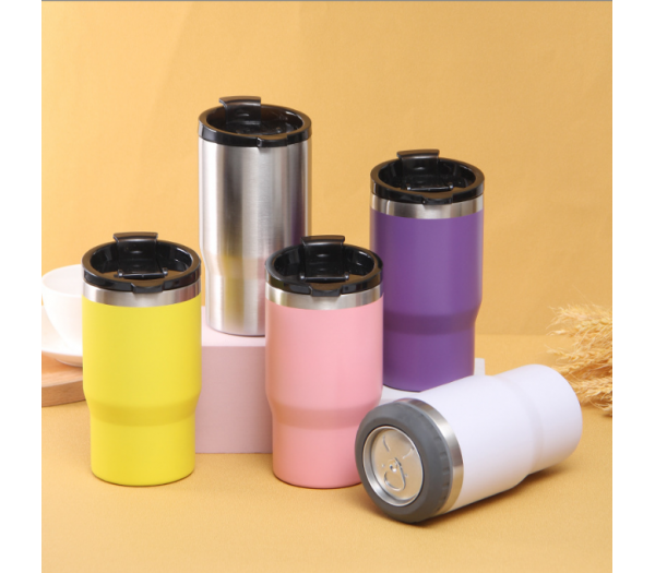 Double Wall Stainless Steel Can Cooler