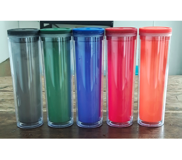 color changing plastic bottle