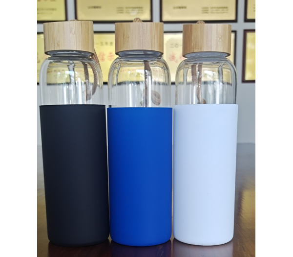 Glass water bottle