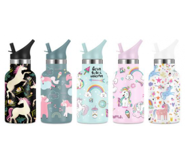 kids double wall stainless steel water bottle