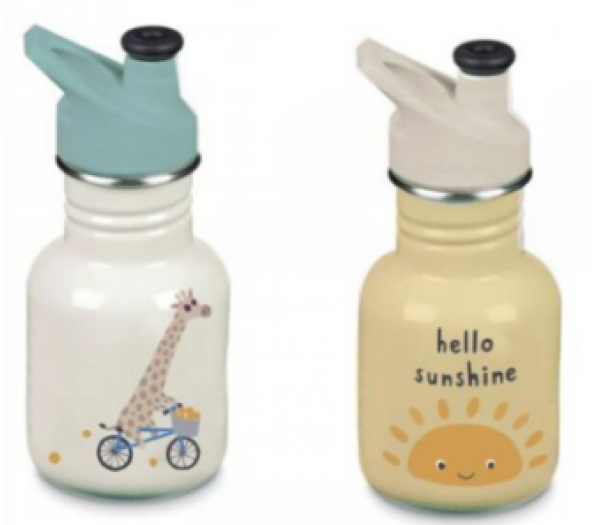 kids single wall stainless steel water bottle