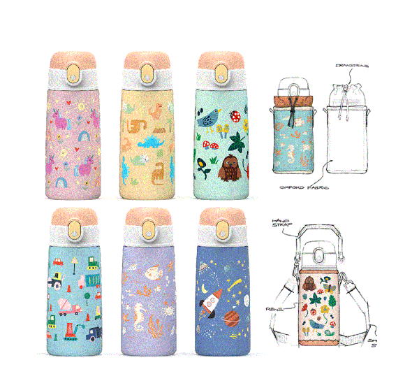kids stainless steel water bottle