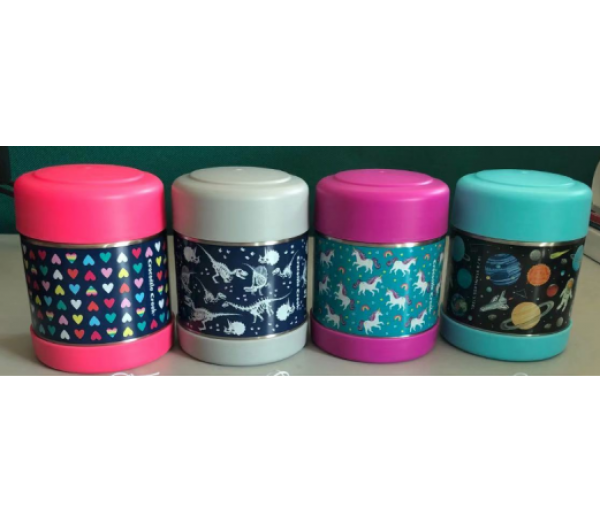 kids double wall stainless steel lunbox